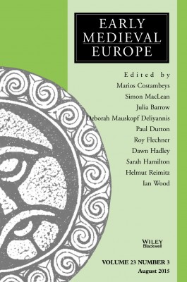 Early Medieval History volume 23 no 3 Cover