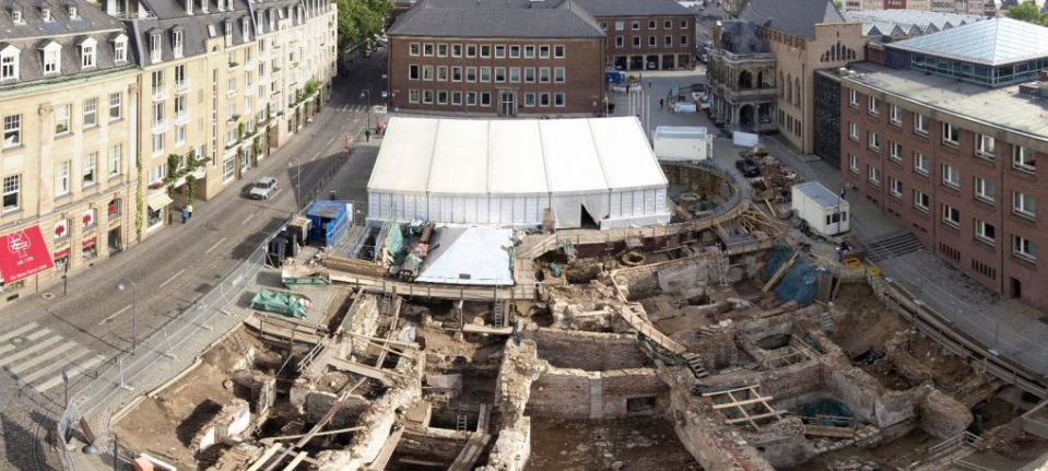 Excavations in central Cologne