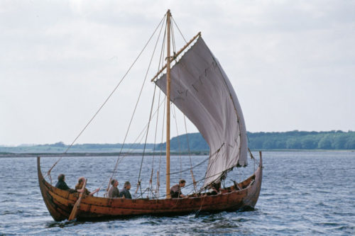 Kraka. A Viking Fishing Vessel reproduced by The Viking Museum in Roskilde. Source: Wikipedia