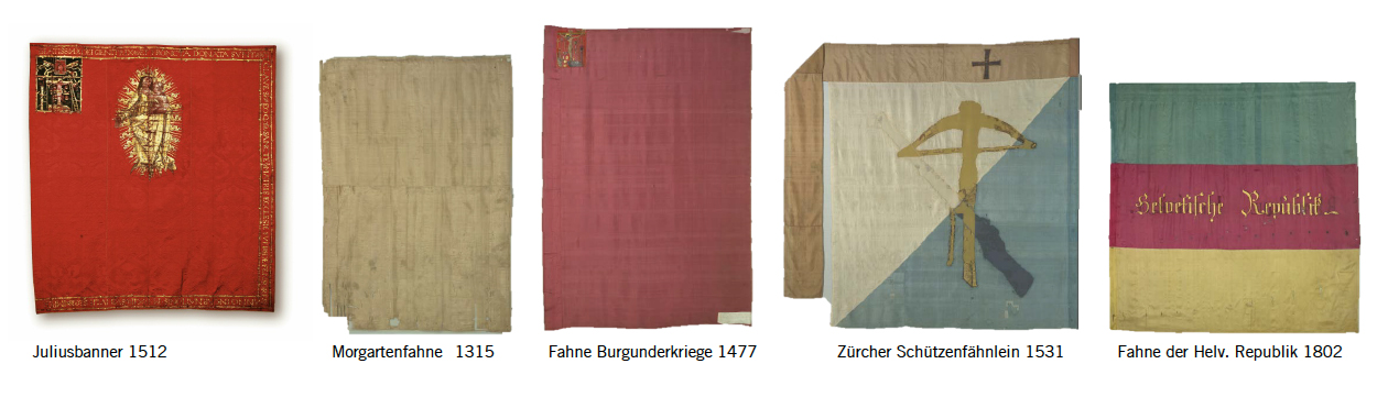 Flags from Mograten in Switzerland