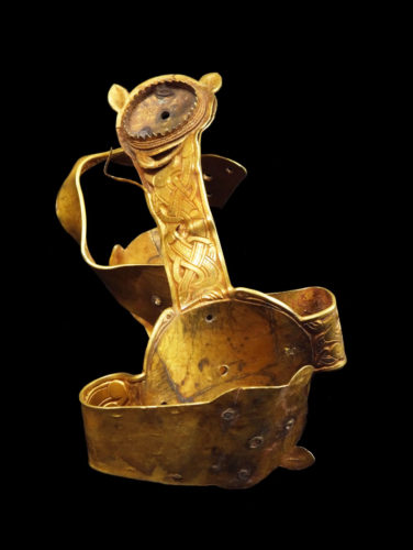 Folded Processional Cross from the Staffordshire hoard © Staffordshire Hoard
