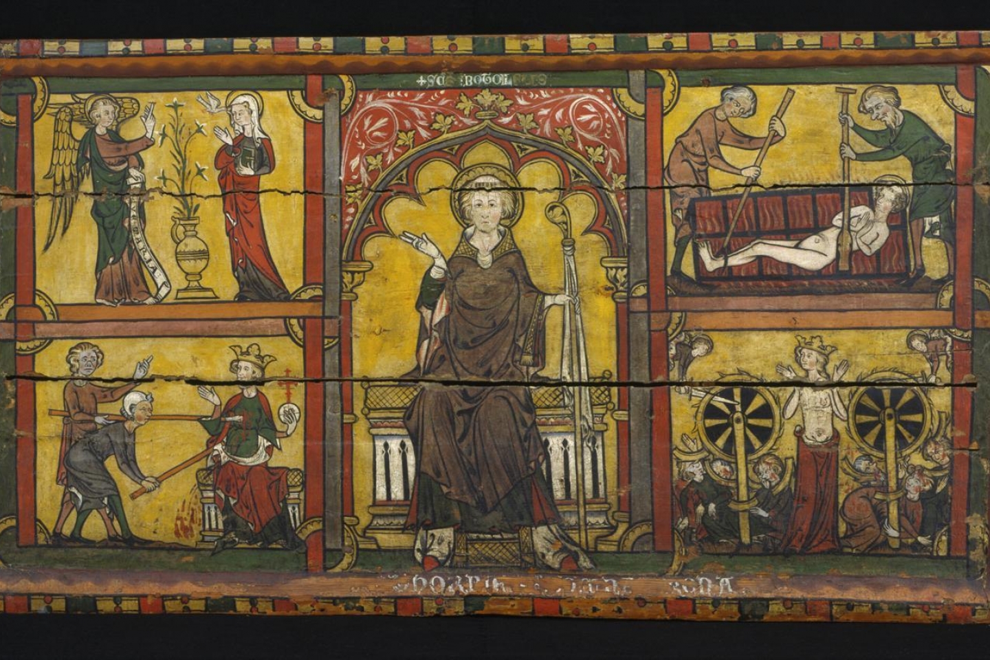 Frontal from Stave Church in Ulvik © Bergen University museum