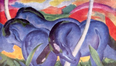 Franz Marc: Blue Horses 1911. Source: Wikipedia