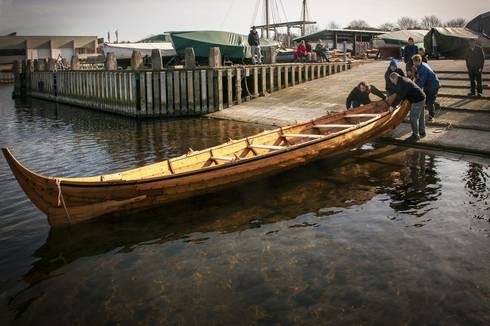 Gokstad Boat Launched © The Viking Ship Museum in Roskilde