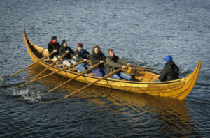 Gokstad Boat copy made at the viking ship museum in Roskilde