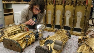 Golden Panel from Lüneburg is studied in Hanover