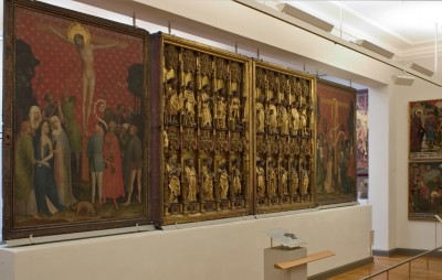 Present exhibition of the Golden Panel in Landesmuseum Hannover