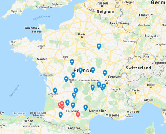 Gothic Settlements in France ca. 5th -6th centuries