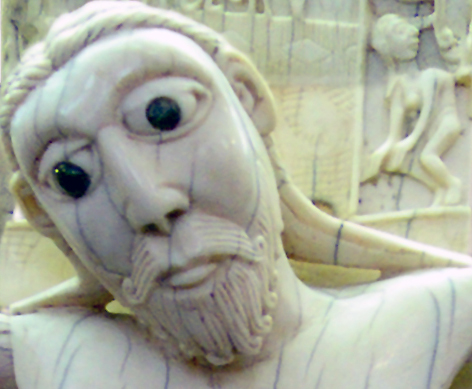 Head of Ivory Crucifix donated by Don Fernando and Dona Sancha
