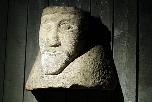 Head of a Man from the Church of St. Salvator in Lund (Drottens Kyrka)
