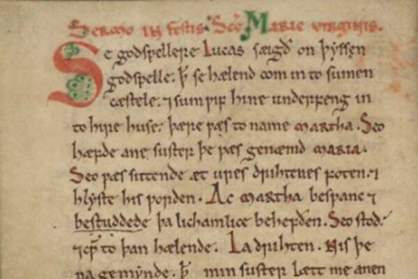 Homily Script Examples The Anonymous Old English Homily — Medieval Histories