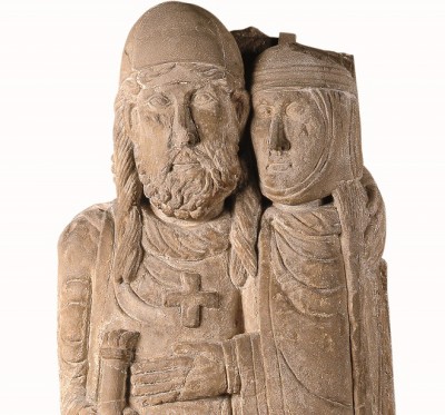 Hugo de Vaudédémont returns from the crusade 12th century Lorraine. Musee Lorrain in Nancy