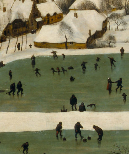 Hunters in the Snow. By Pieter Bruegel the Elder. Source: Google Art project/Vienna Arthistorisches Museum