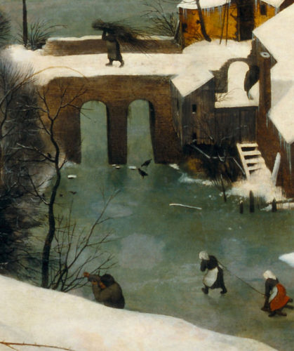 Hunters in the Snow. By Pieter Bruegel the Elder. Source: Google Art project/Vienna Arthistorisches Museum
