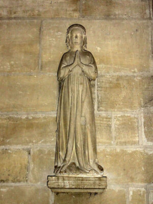 Isabelle de France ca 1300 in Poissy. Source: wikipedia poschadel