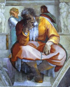 Jeremiah in the Sistine Chapel