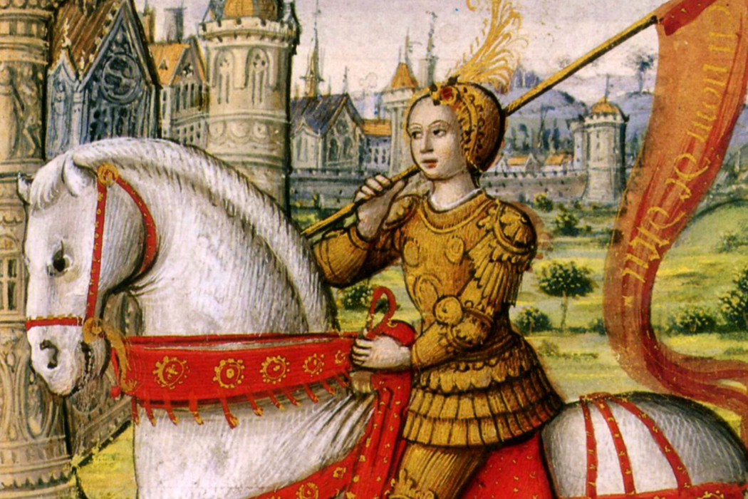 Joan of Arc - Jeanne d'Arc - on_horseback-detail