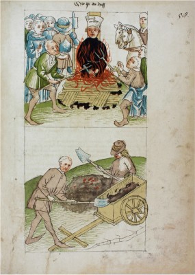 Konstanzer_Richental_Chronik_Verbrennung_des_Magisters_Johannes_Hus_58r