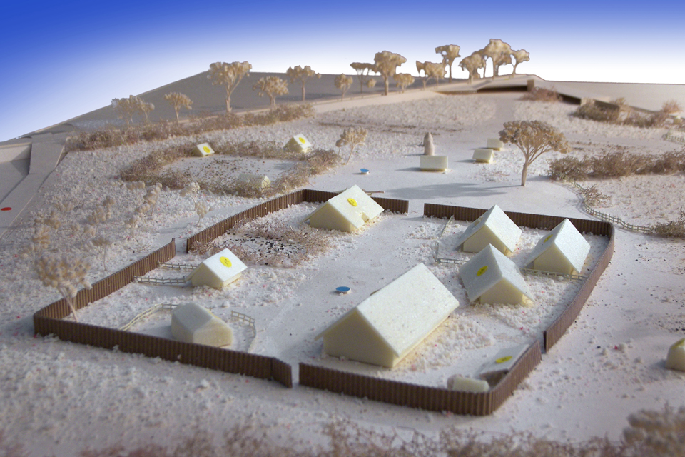 Lauresham model of the projecte Open-air Museum Lauresham
