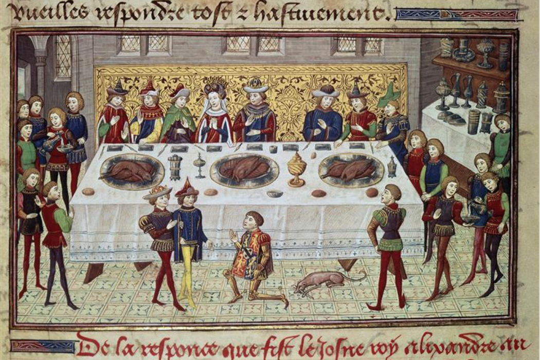 Feast from - Livre des conquêtes et faits d’Alexandre