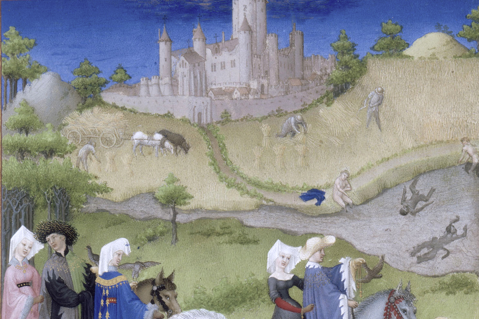 Les Très Riches Heure du duc de Berry august-detail