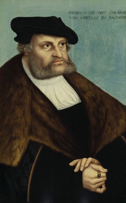 Friedrich the Wise Lucas Cranach the Elder. Source: Wikipedia