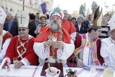 Martinmass and drinking wine