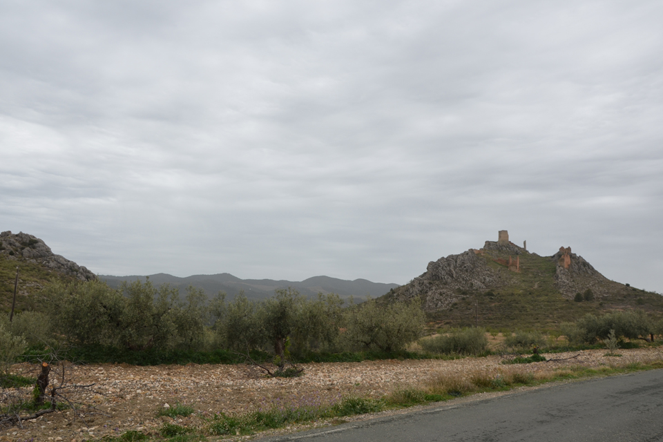 Medieval Castle on the road from Valencia to Granada © Karen Schousboe