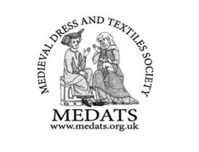 Medieval dress and textiles society medats logo