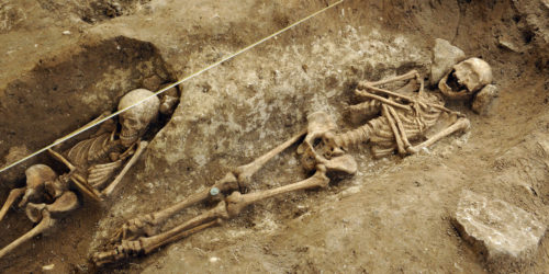 Detail of the excavation at Monchy-Lagache. Source: INRAP