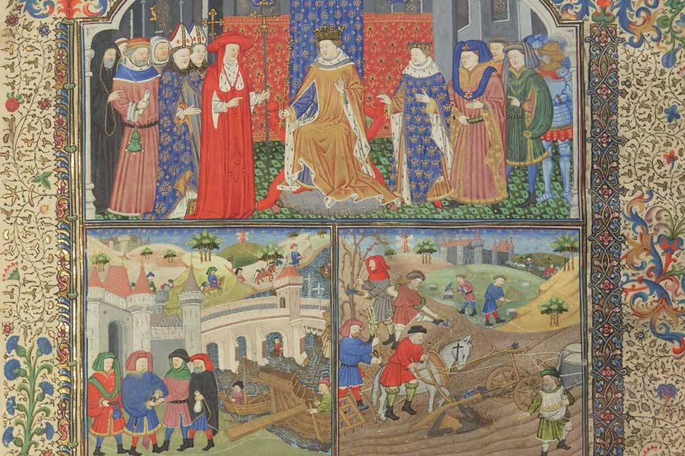 BnF fr. 126 : Anonyme, Livre de l’information des princes (trad. Jean Golein, France, Rouen, v. 1450 © Source Gallica