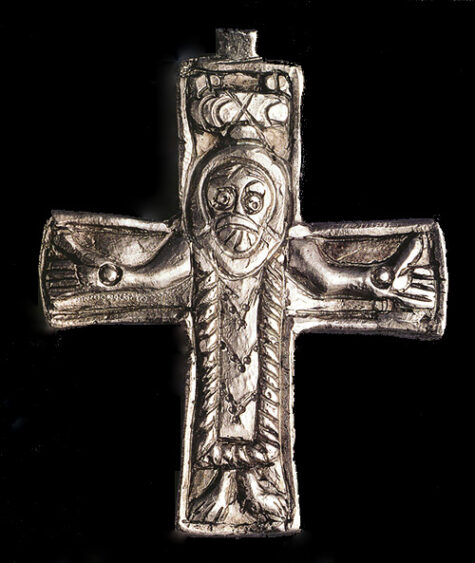 Crucifix pendant from Mikulcice. Source: Wikipedia