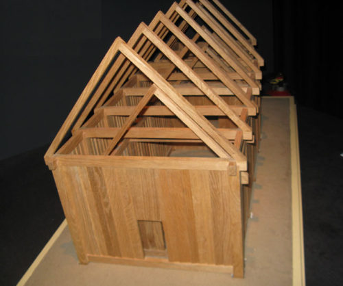 Model of the Carolingian Church from Tosstedt c. Source: Wikipedia