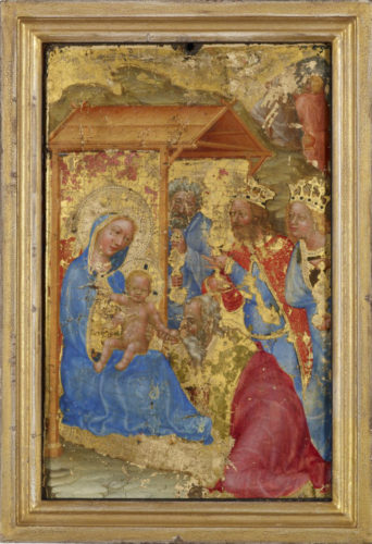 The Adoration of the Magi. Bohemia Prague c. 1360. The Morgan Library and Museum