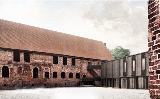 Future Nuborg Castle as seen from the inner courtyard © Realdania