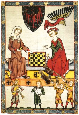 Otto von Brandenburg (1266-1309) playing chess