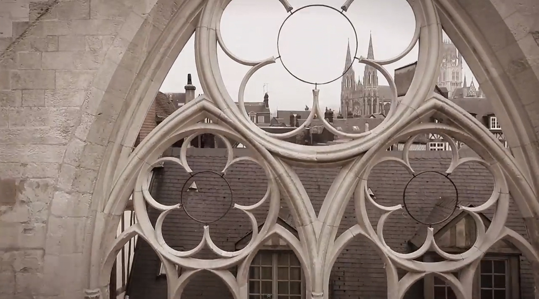 View from the old Bishop's palace in Rouen