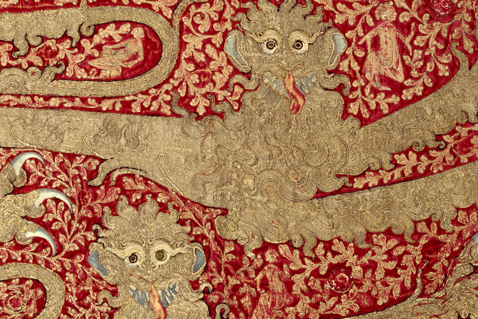 Part of a horse trapper probably made for Edward III’s Court Artist: Date: 1330-40 © RMN-Grand Palais (Musée de Cluny – Musée National du Moyen Âge) / Franck Raux