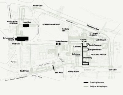 Plan of the Abbey of Reading