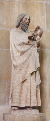 Saint John the Baptist in Poissy from the 14th century. Source: Wikipedia Reinhardhauke