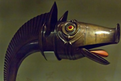 Replica of Carnyx in Museum of Scotland. Source: Wikipedia