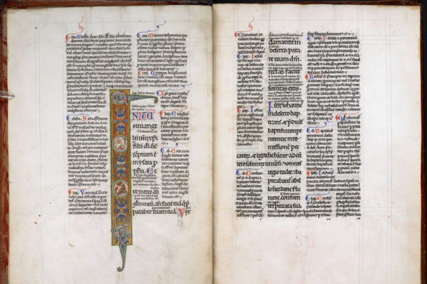 Royal MS 4 D II c 1175-c 1225 Title Gospel of St Mark with the Glossa Ordinaria,