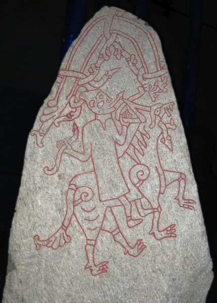 Runic Stone from the Hunnestad Monument near Lund in Sweden. Source: Wikipedia