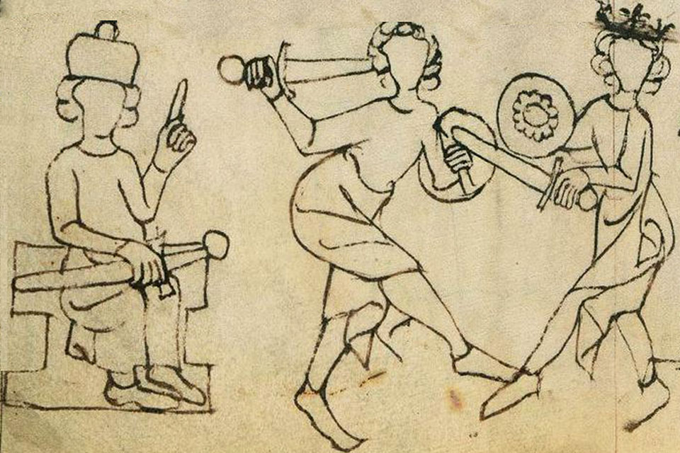 Sachsenspiegel from Oldenburg. Fol 63 V. Source: Landesbibliothek Oldenburg