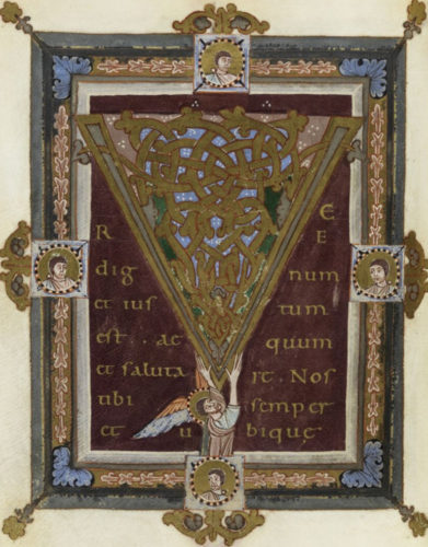 The Sacramentary from Tyniec-Sacramentarium Tinecense National Library Krakow fol 34