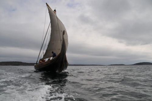 Saga Oseberg is a reconstruction of thhe Oseberg ship, which has proven seaworthy on several voyages Photo: Imgur/mosh93