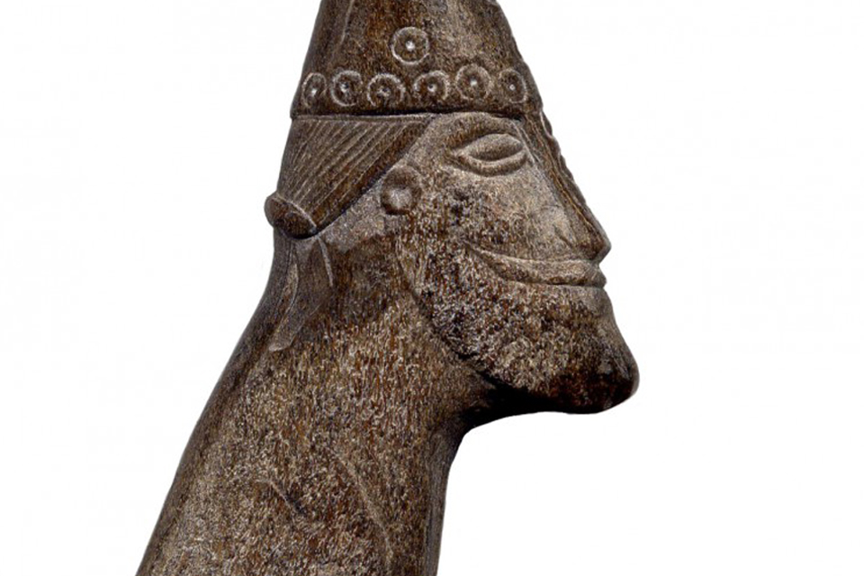 Viking carved from Elk © Sigtuna Museum