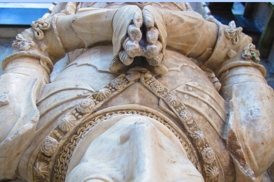 Nicholas Fitzherbert died in 1473. He was buried in Norbury, Devonshire