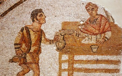 Slave serving hippocras