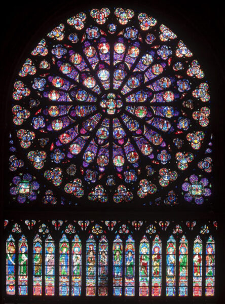 South Rose Window in Notre-Dame de Paris © Notre-Dame de Paris